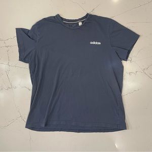 Men's Blue Adidas Short Sleeve T-Shirt Size XL